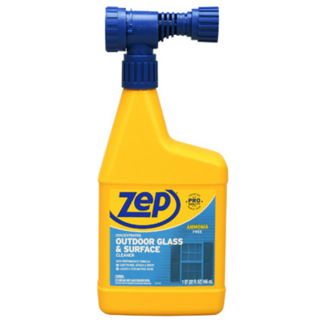 Zep U49910 Concentrated Outdoor Glass & Surface Cleaner, 32 Oz