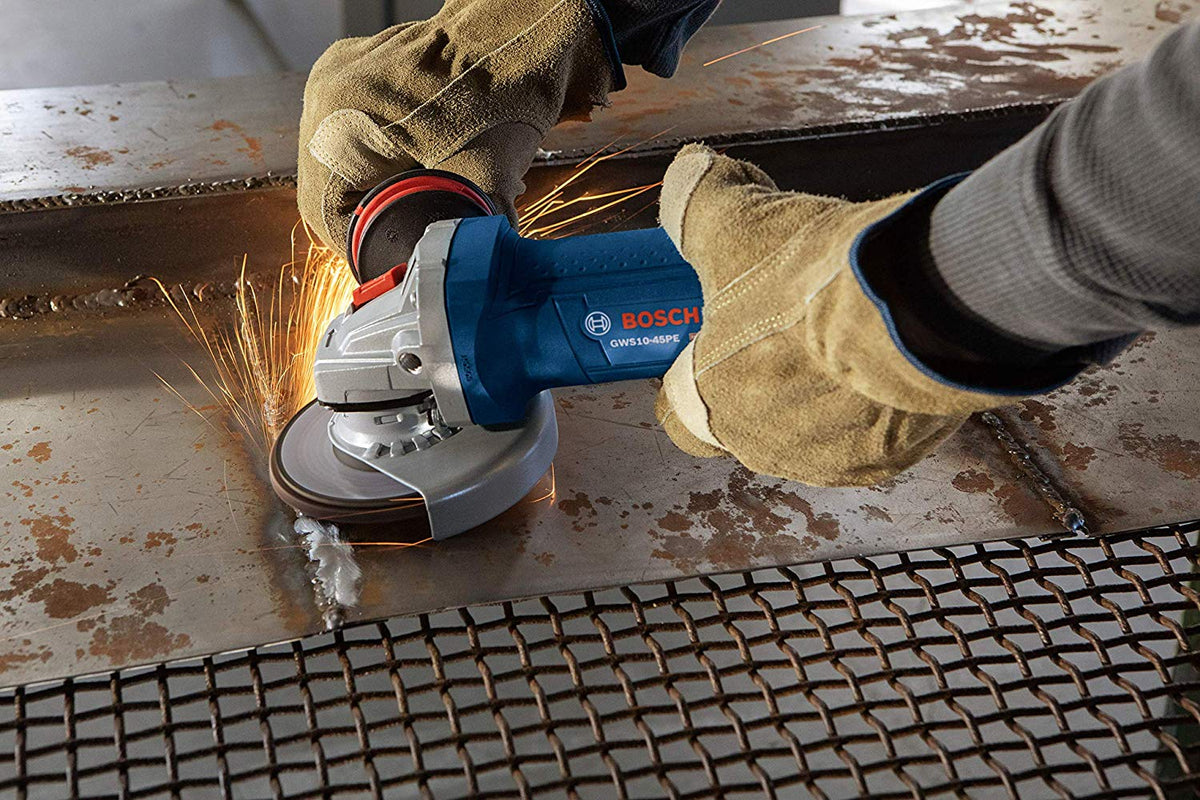 Bosch GWS10-45PE Ergonomic Angle Grinder with Paddle Switch, 4-1/2"