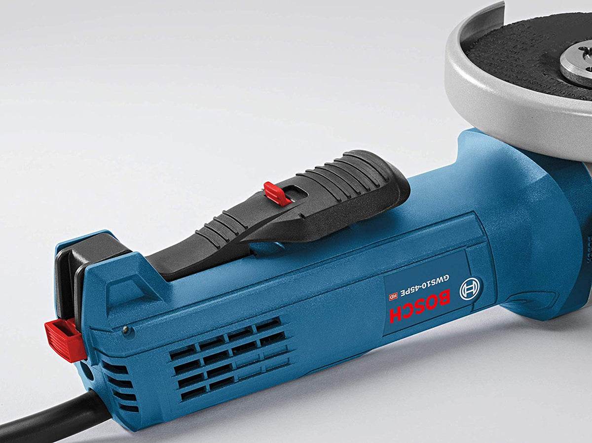 Bosch GWS10-45PE Ergonomic Angle Grinder with Paddle Switch, 4-1/2"