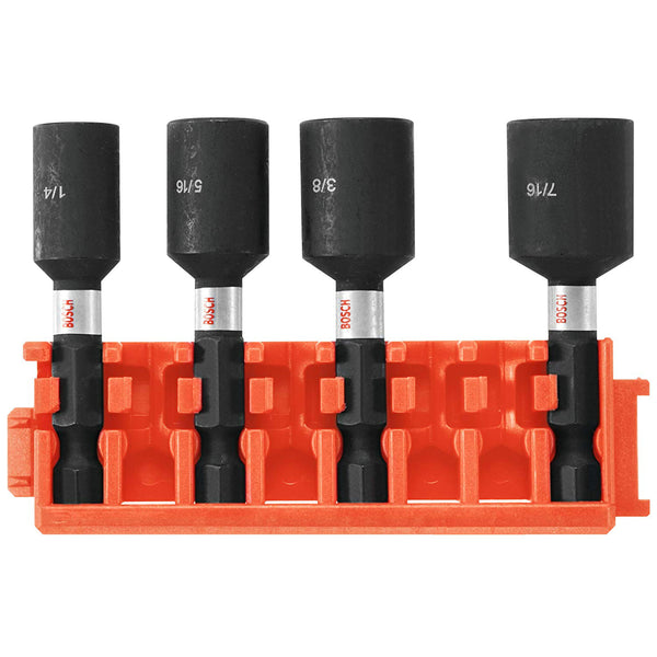 Bosch CCSNSV17804 Nutsetters with Clip for Custom Case System, 1-7/8", 4-Piece