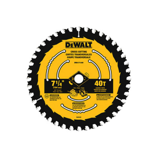 DeWalt DWA171440B10 Circular Saw Blades, 40-Tooth, 7-1/4"