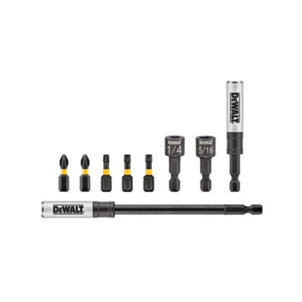 DeWalt DWAFTAS-9 FlexTorq Impact Driver Bit Set, 9-Piece