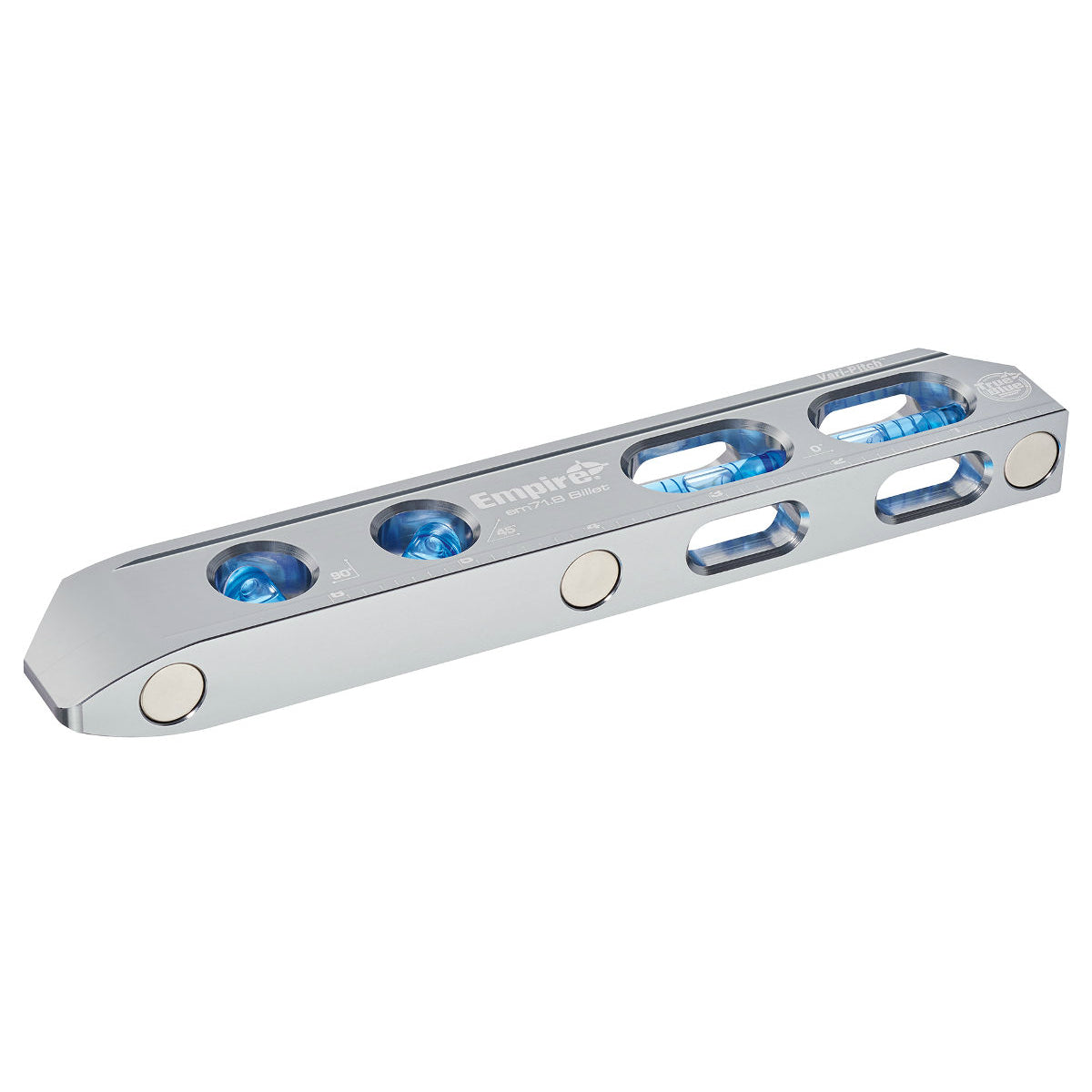 Empire EM71-8 TRUE BLUE Magnetic Billet Torpedo Level, 8"