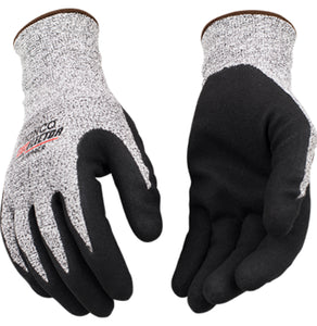 Kinco 1894CR-XL Cutflector Knit Shell & Sandy Foam Nitrile Palm Glove, Extra-Large