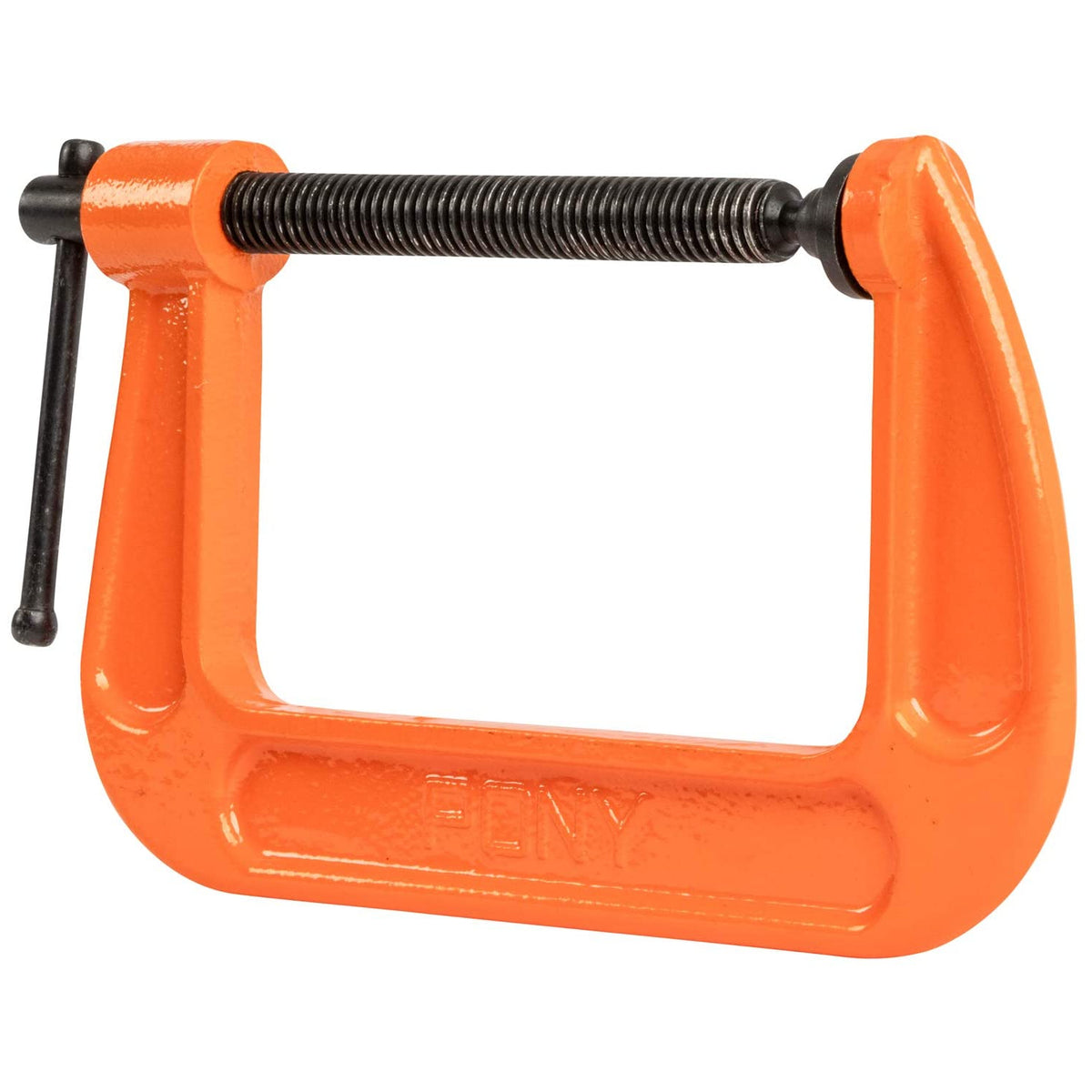 Pony 2650 Classic Light-Duty C-Clamp, Orange, 5"