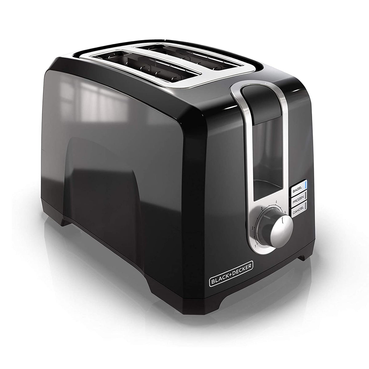 Black & Decker T2569B 2-Slice Extra-Wide Slot Toaster, Black