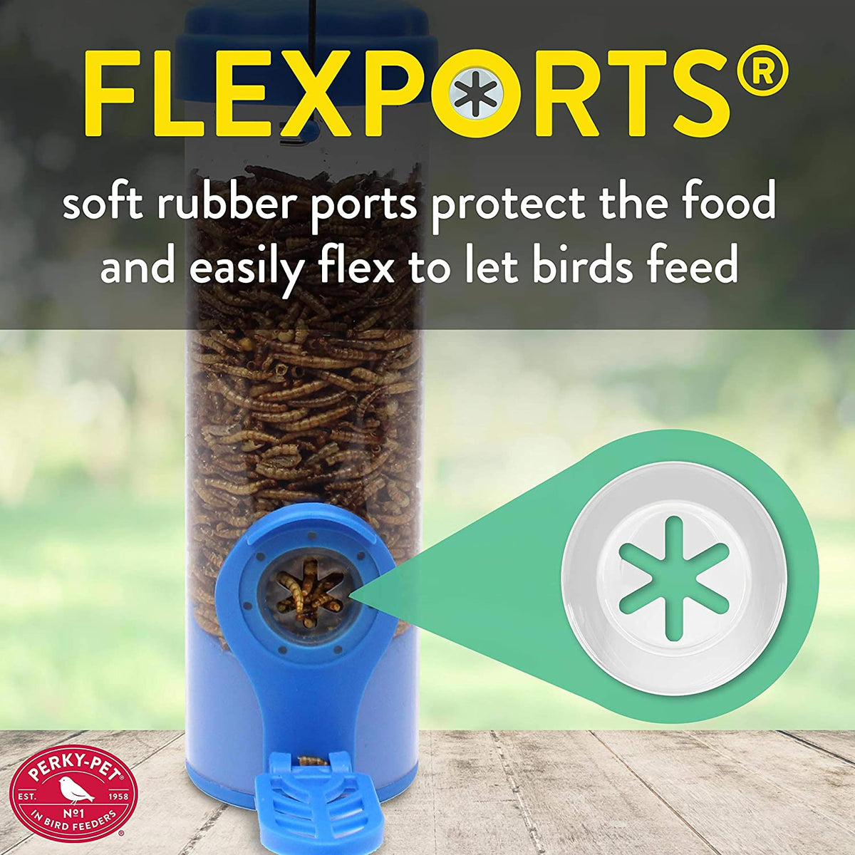Perky-Pet 388F Wild Bird Feeder, Plastic,  3.5 Oz
