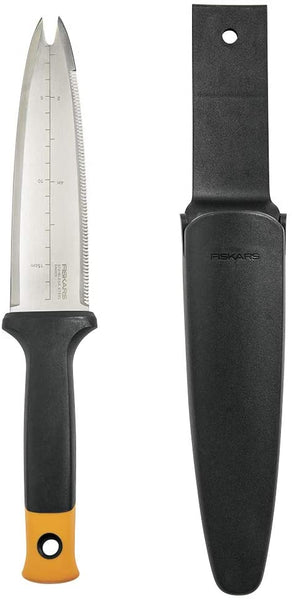 Fiskars 340130-1001 Hori Hori Garden Tool Knife, 7" Blade, Stainless Steel