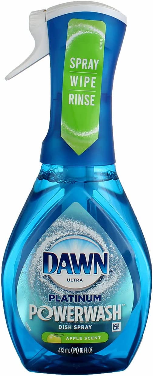 Dawn Ultra Platinum Powerwash Dish Spray, Apple - 473 ml