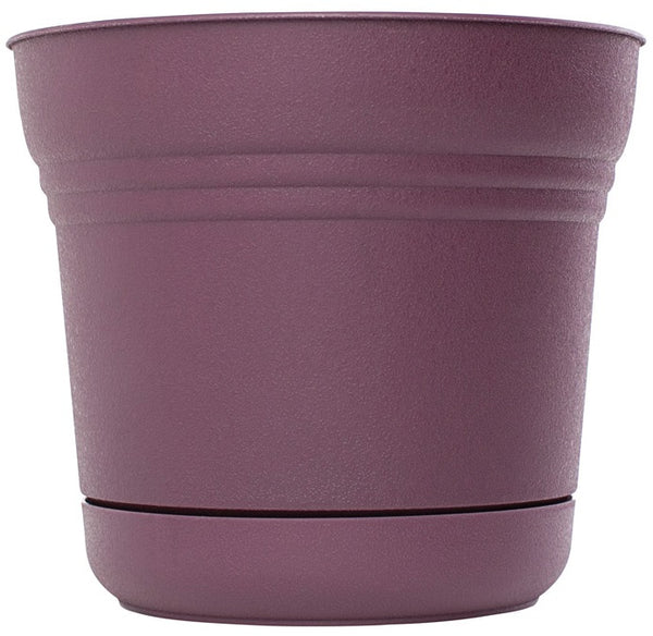 Bloem SP0729 Saturn Planter, Resin, 7", Passion Fruit