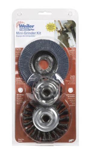 Weiler 36099 Mini Grinder Accessory Kit, 3 Piece