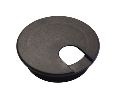 Jandorf 61607 Computer Grommet, Black, 2-1/2"