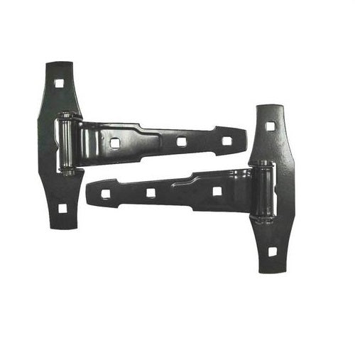Prosource 33147PKB3L Ornamental T-Hinge, 8", Black Powder Coated