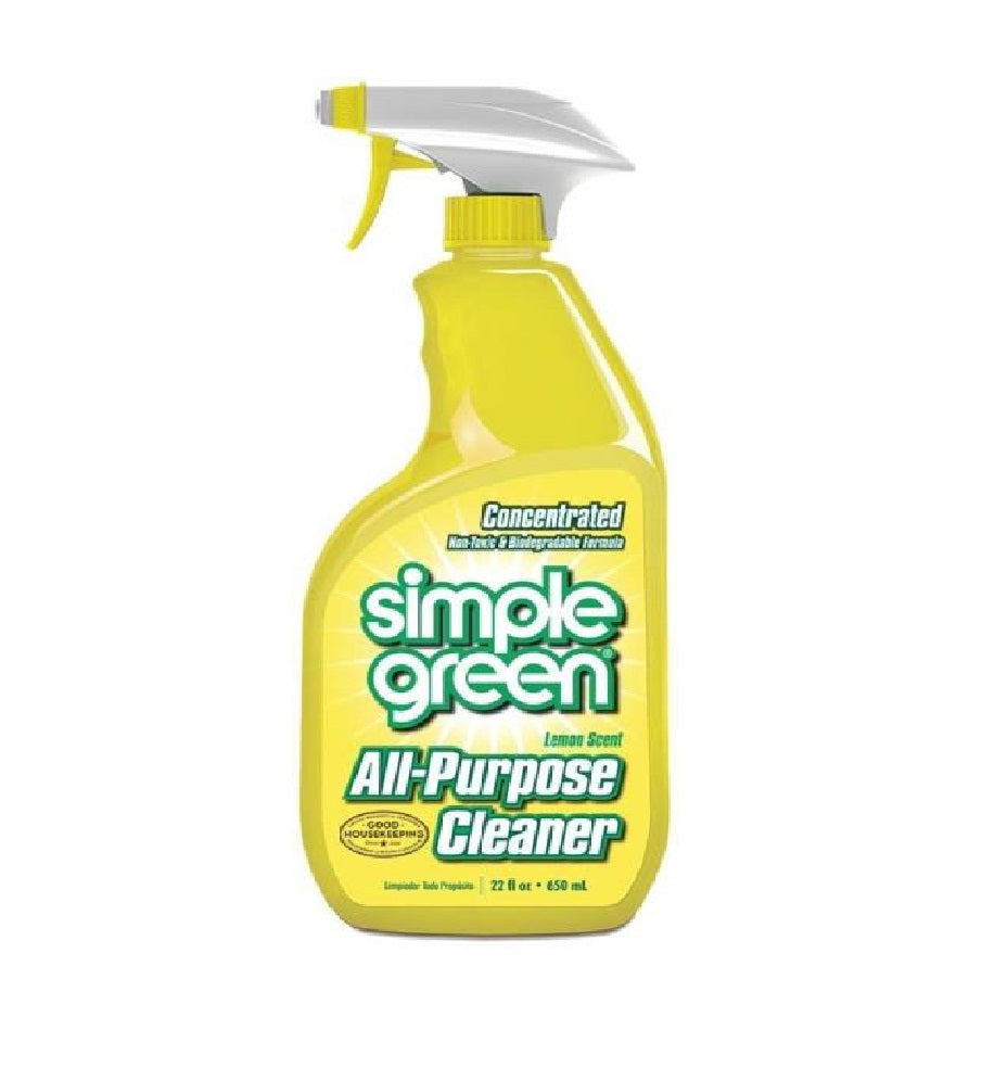 Simple Green 3010001214001 All Purpose Cleaner, 22 Oz, Lemon Scent