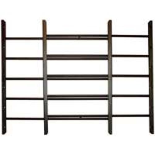 Grisham 95911 AWG 5-Bar Window Guard, Black