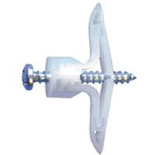 Cobra Anchors 059S Large Nylon Toggle Bolt with Wings & Screws, 1/4", 4-Pack