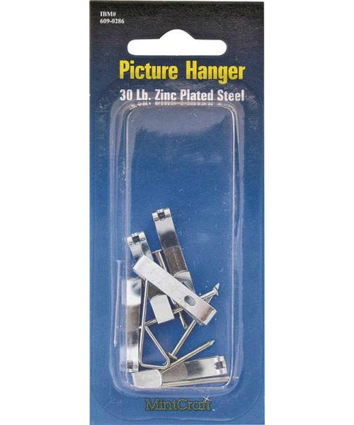 Prosource PH-121030-PS Picture Hangers, Steel, 30 Lbs