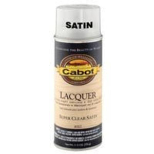 Cabot 144.0008052.076 Brush Laquer Spray Oil 11.5 Oz, Satin