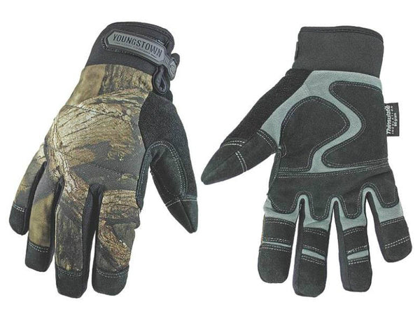 Youngstown 05-3470-99-L Waterproof Winter Gloves, Mossy Oak Camo, Large