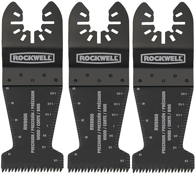 Rockwell RW8950.3 Sonicrafter Universal End Cut Blade, 1-3/8", 3/Pack