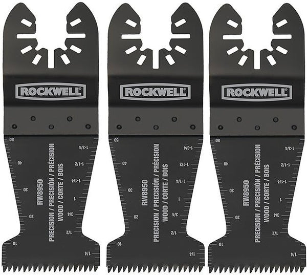 Rockwell RW8950.3 Sonicrafter Universal End Cut Blade, 1-3/8", 3/Pack