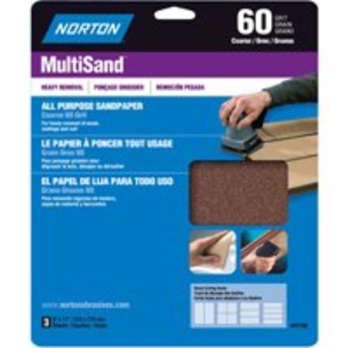 Norton 47740 ?Aluminum Oxide Sandpaper, Pkg/5
