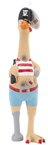 Ruffin' It 80527-1 Captain Jack Chicken Dog Toy, Large, 17"