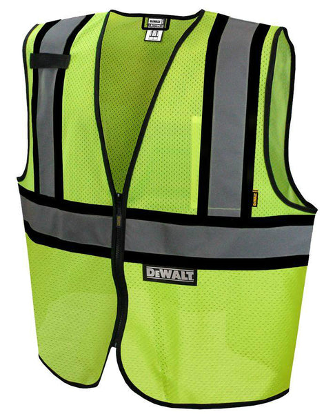 DeWalt DSV221-L 2 Tone Mesh Class 2 Vest, Large, Green
