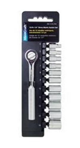 Vulcan 12PC-2 Socket Set, Chrome Vanadium Stee