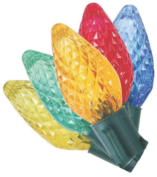 Holiday Basix U08E021B Multi C9 LED Light Set, 25 Lights