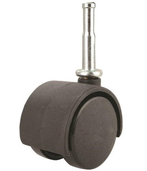 Prosource JC-F02-PS Furniture Casters, Dual Wheel, 1-5/8", Black, 2/Pack