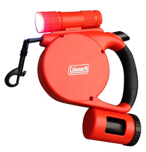 Coleman CPL-603RD 3-in-1 Pet Retractable Leash, Red