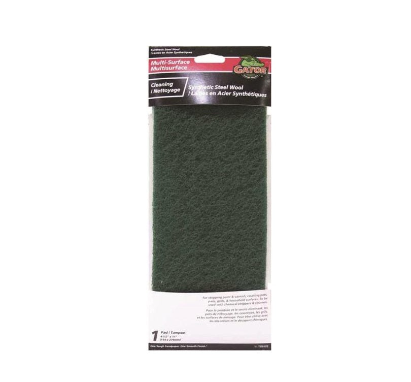 Gator 7318-012 Multi-Surface Cleaning And Stripping Pad, 11" L X 4-1/2"