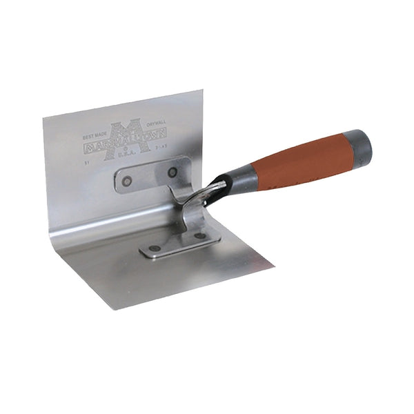 Marshalltown 51D Corner Trowel, 5/8 Inch, DuraSoft Handle