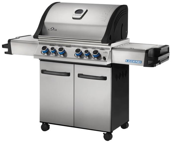 Napoleon LD485RSIBPSS-1 Infrared Gas Grill With Side & Rear Burner, 74500 BTU