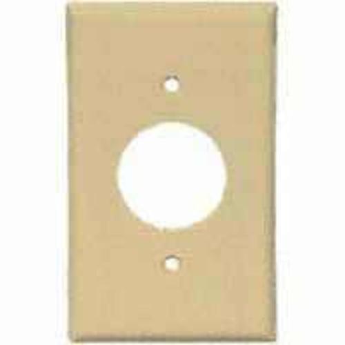 Cooper Wiring PJ7V Receptacle Plate, Ivory, 15/20A, 1Gang