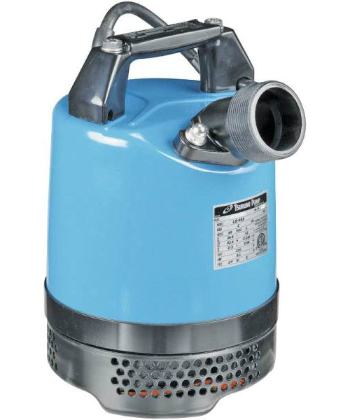 Tsurumi LB-480-62 Compact Submersible Dewatering Pump, 2", 2/3 HP