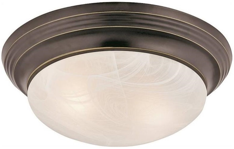 Boston Harbor 563116VB 2 Light Flushmount Ceiling Fixture, Venetian Bronze