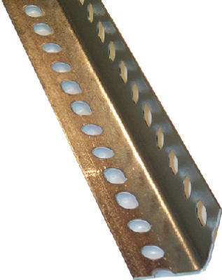 SteelWorks 11110 Slotted Steel Angle, 1.5" x 1.5", 14 Gauge