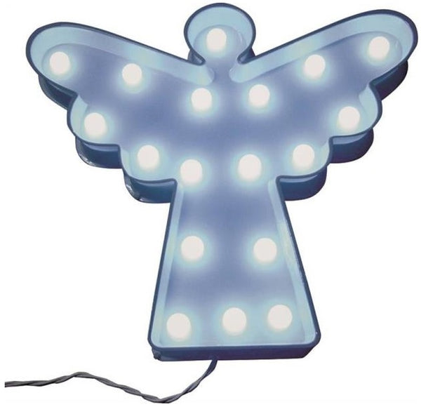 Holiday Basix 60113 Hanging LED Window Marquee Angel, 16"