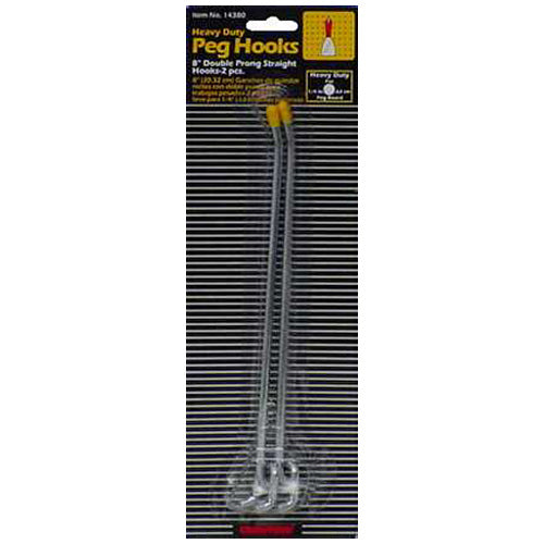 Crawford 14360 Straight  Peg Hook 6" Cd/2