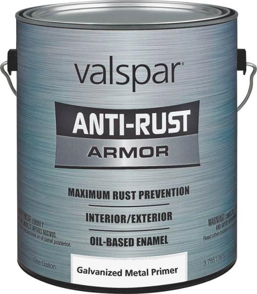 Valspar 21850 Galvanized Metal Primer Enamel, 1 Gallon