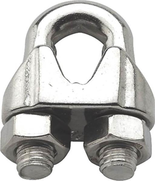 Baron 260S-1/4 Stainless Steel Wire Cable Clamp, 1/4"