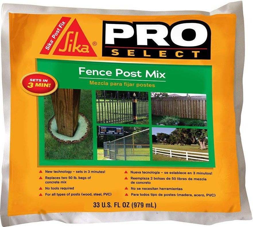 Sika 483503 Pro Select Fence Post Backfill, 33 Oz