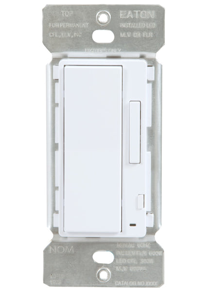 Eaton HIWMA1BLE40AWH Halo Home In-wall Smart Dimmer, White