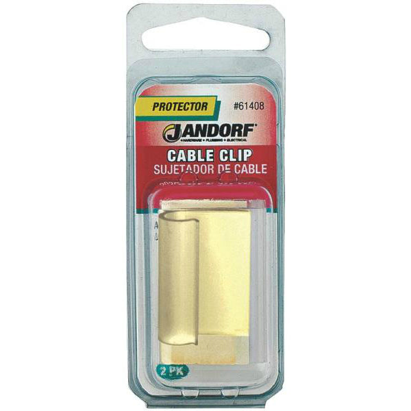 Jandorf 61408 Adhesive Backed Cable Clip, 1/4"