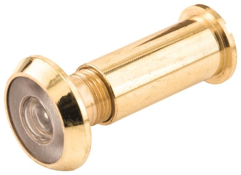 Prime Line U 9891 200 Degree Door Viewer 9/16", Brass
