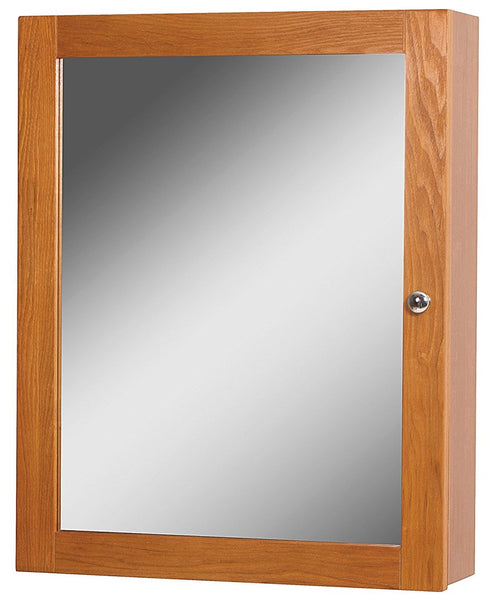 Foremost WROC1924 Worthington Bathroom Medicine Cabinet, Oak