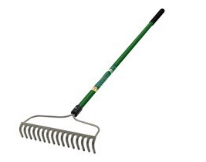 Landscapers Select 34583 Bow Rake, Black/Grey/Green, 60 Tine