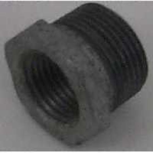 Worldwide Sourcing 35-2X1G Malleable Pipe Bushing 2"X1"- Galvanized